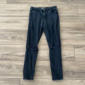 Black Basic Topshop Jeans